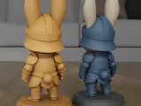 Cute Chibi Knight Bunny 3D Printable Figure STL-4