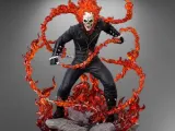 Ghost Rider con cadena de fuego infernal STL-0