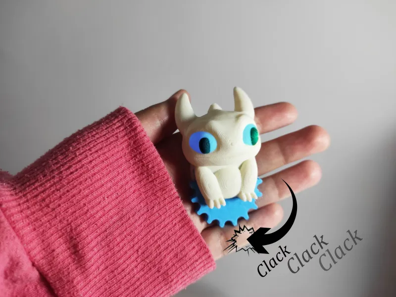 Night Fury Fidget Dragon toothless
