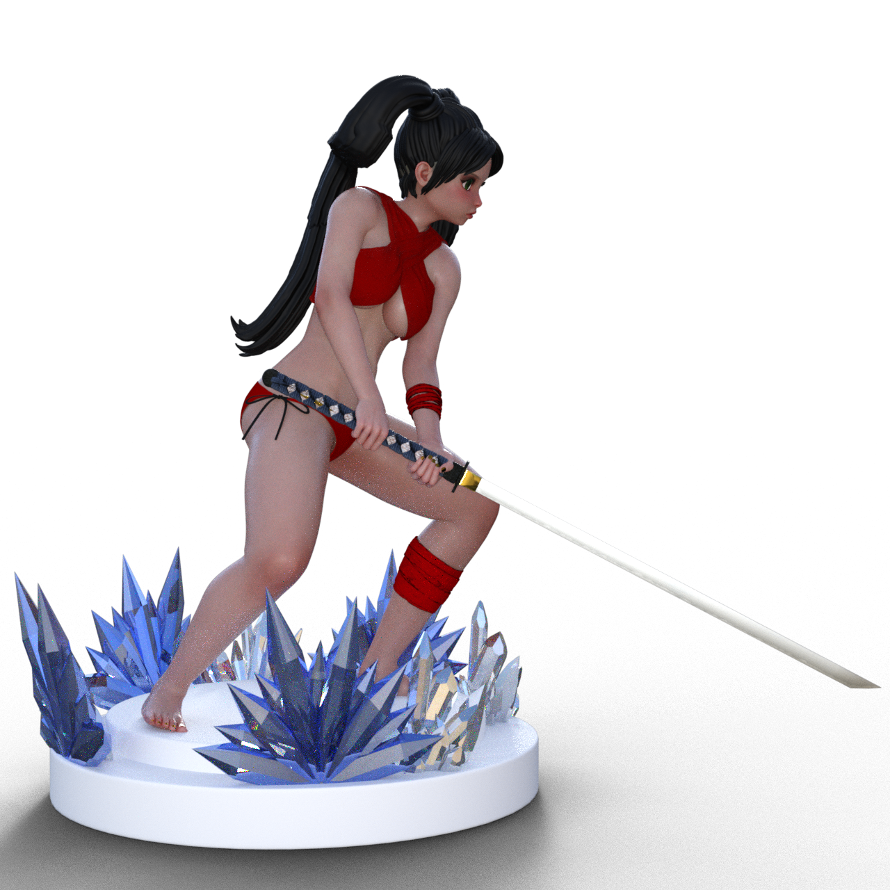 Sexy Girl With Sward 7 Nsfw 3d Models Download Creality Cloud 