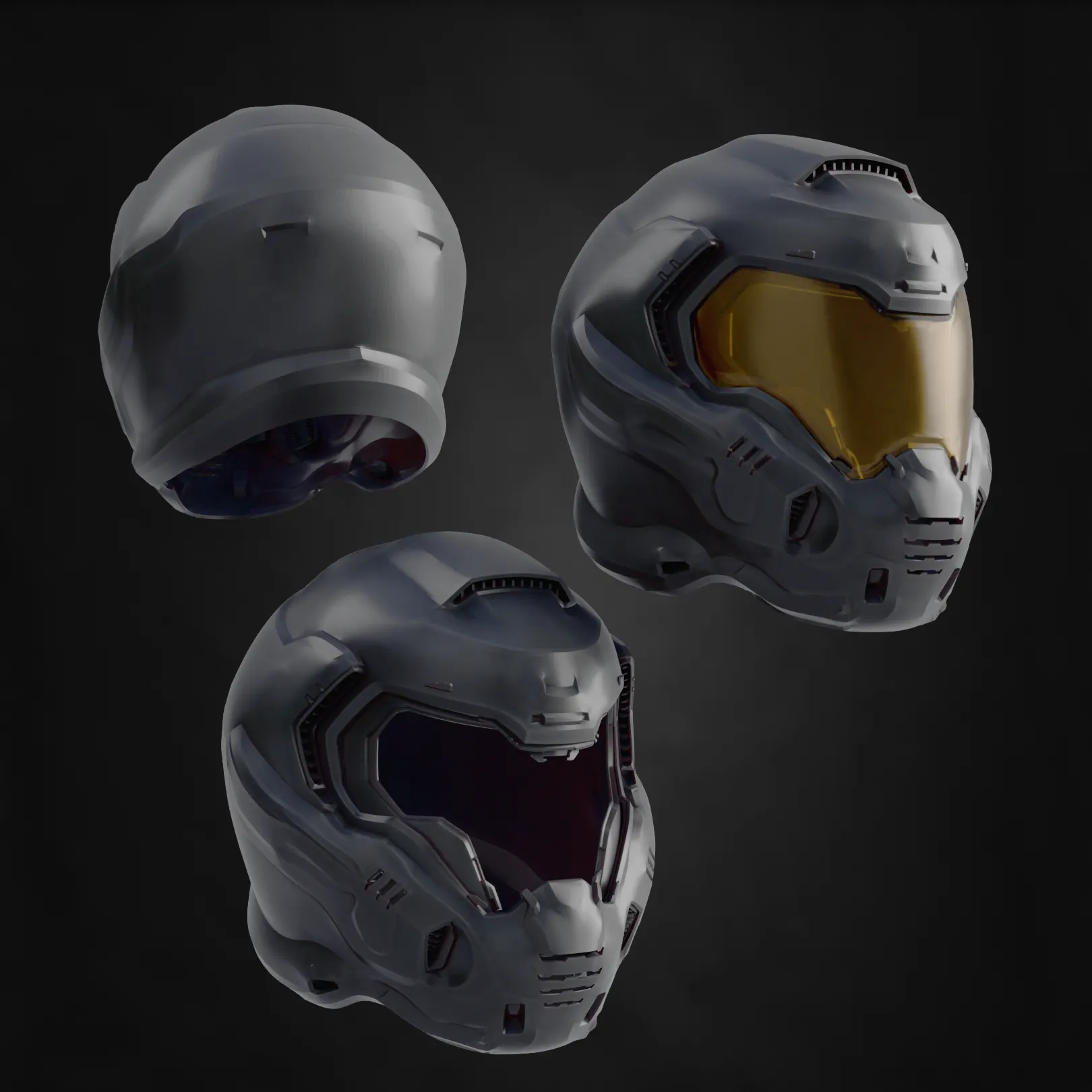 Doom Helmet Cosplay STL