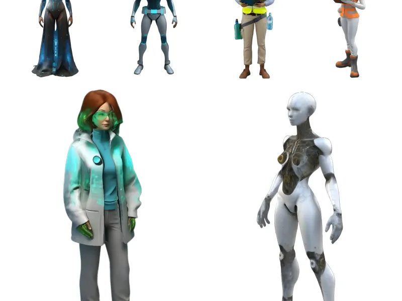 Character Model Collection - Robotics & Professional Series