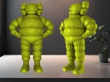 Voxel KAWS Chum - Pixel Art (Multiple Detail Levels)-1