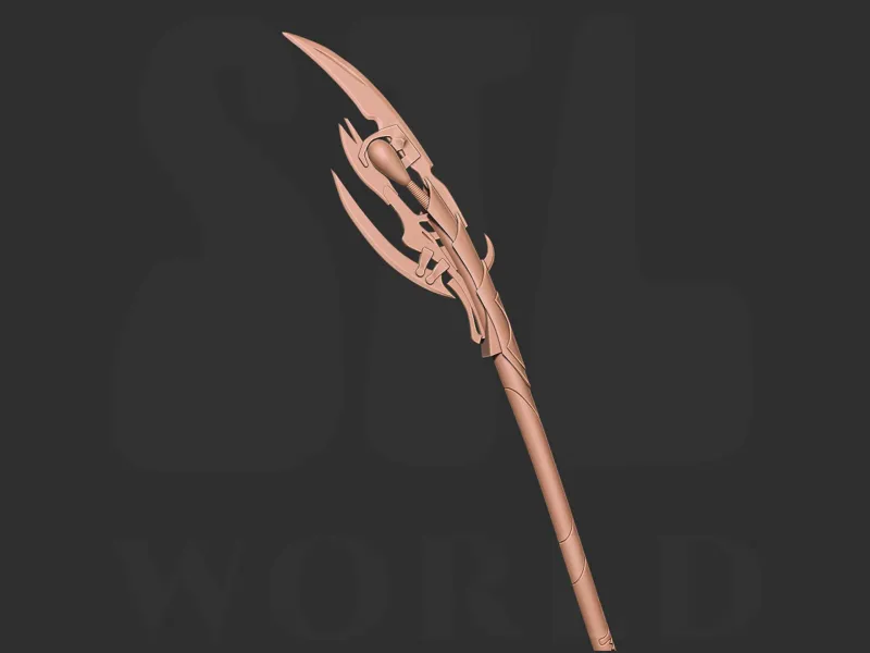 Loki's staff Chitauri Scepter 3d print model