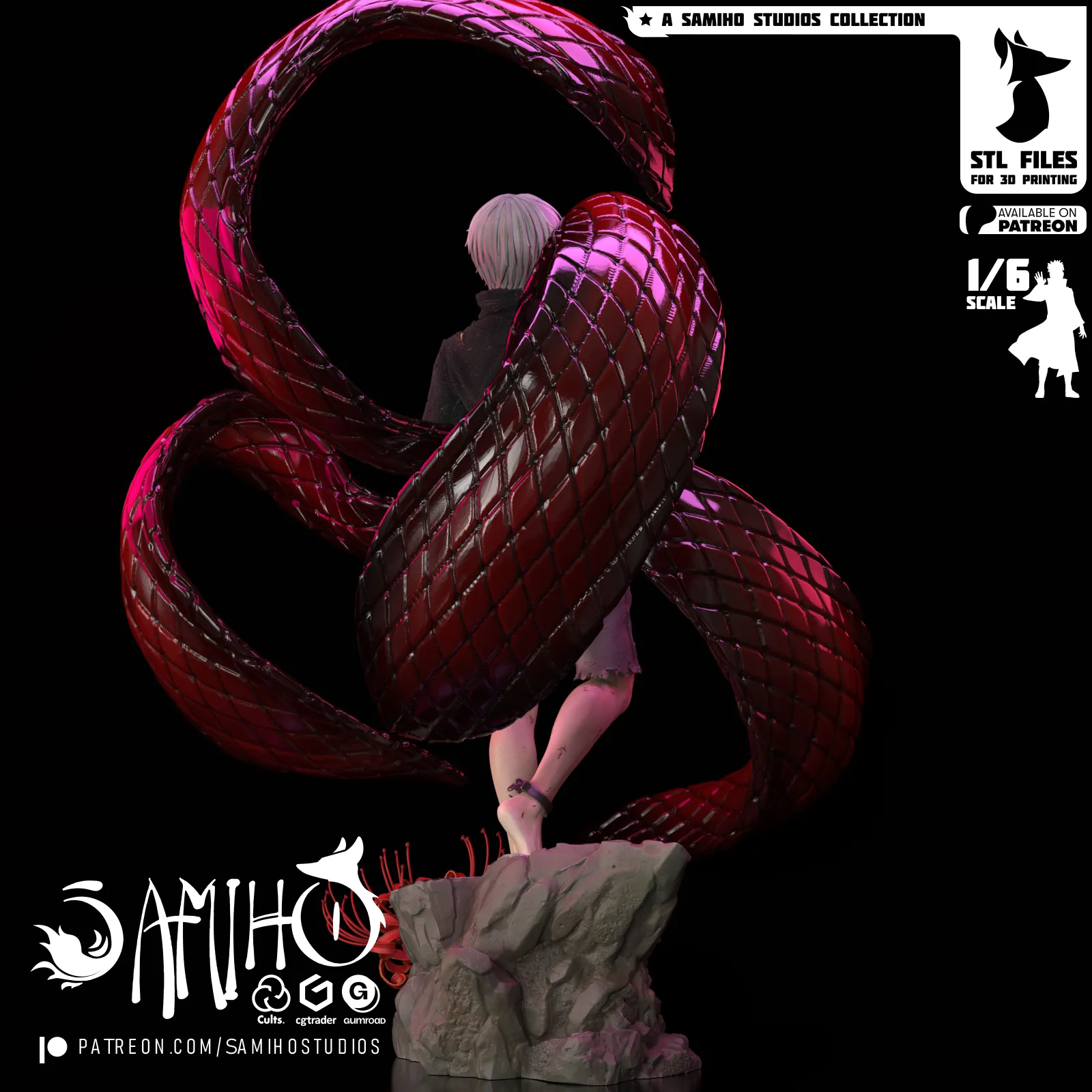 Samiho Studios - Kaneki Ken: STLs ready for printing