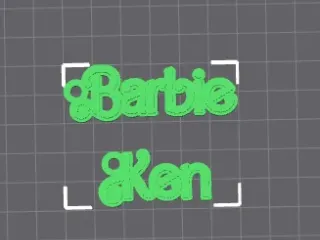 Barbie Keychain from Movie "Barbie" 2023