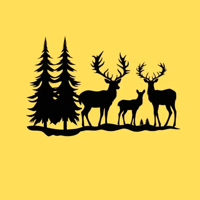 Christmas Reindeer Wall Art