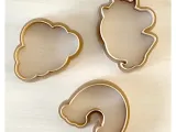 Unicorn, rainbow, cloud shape cookie cutter, whimsical-1