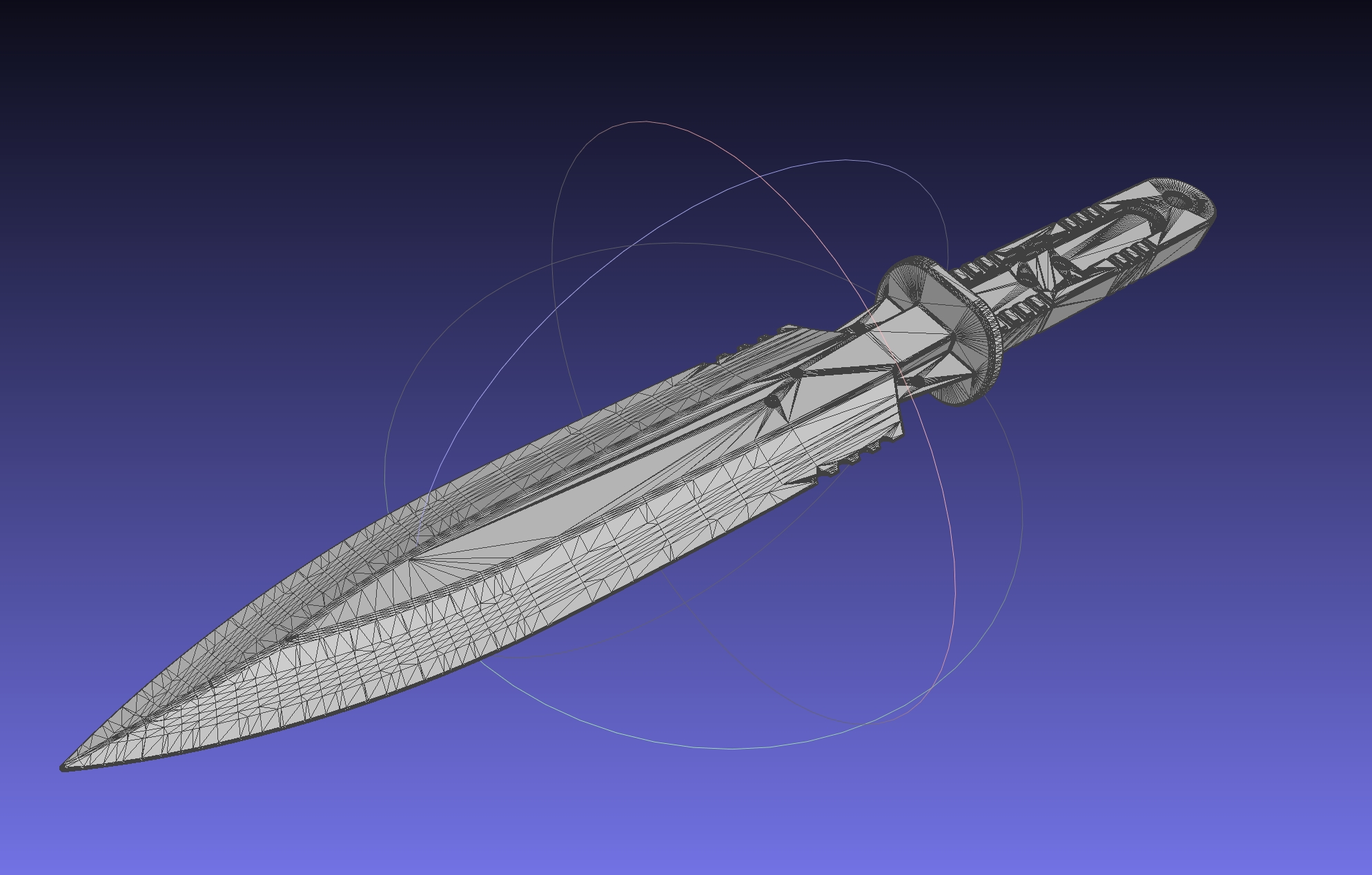 Metal Gear Rising Heat Blade Throwing Knife 3D models download