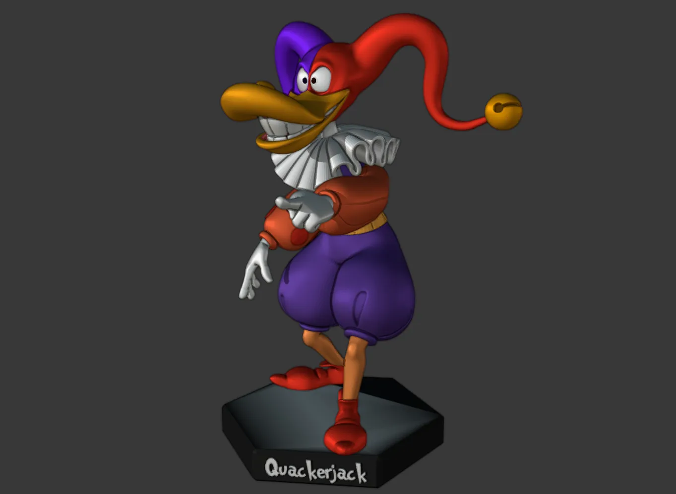 Characters & Creatures STL Download - Quackerjackby 3dmpro