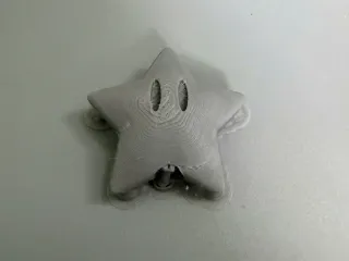 Mario star mini figure