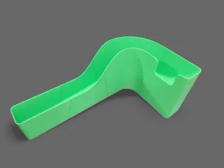 BAMBU X1 Poop chute XL MK5 - Magnetic tray