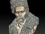 Taras Shevchenko Bas-Relief 3D Model – Ukrainian Icon & Wall-2
