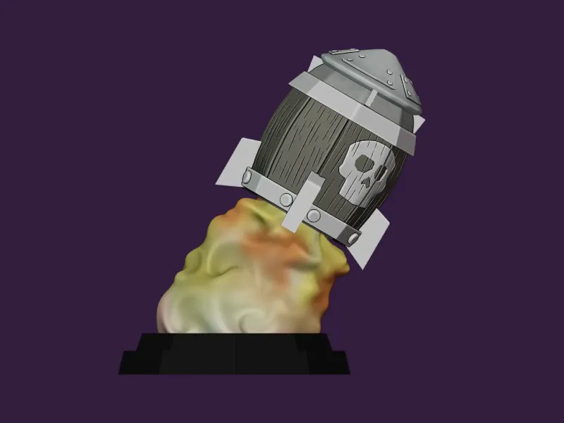 Rocket Figure Clash Royale