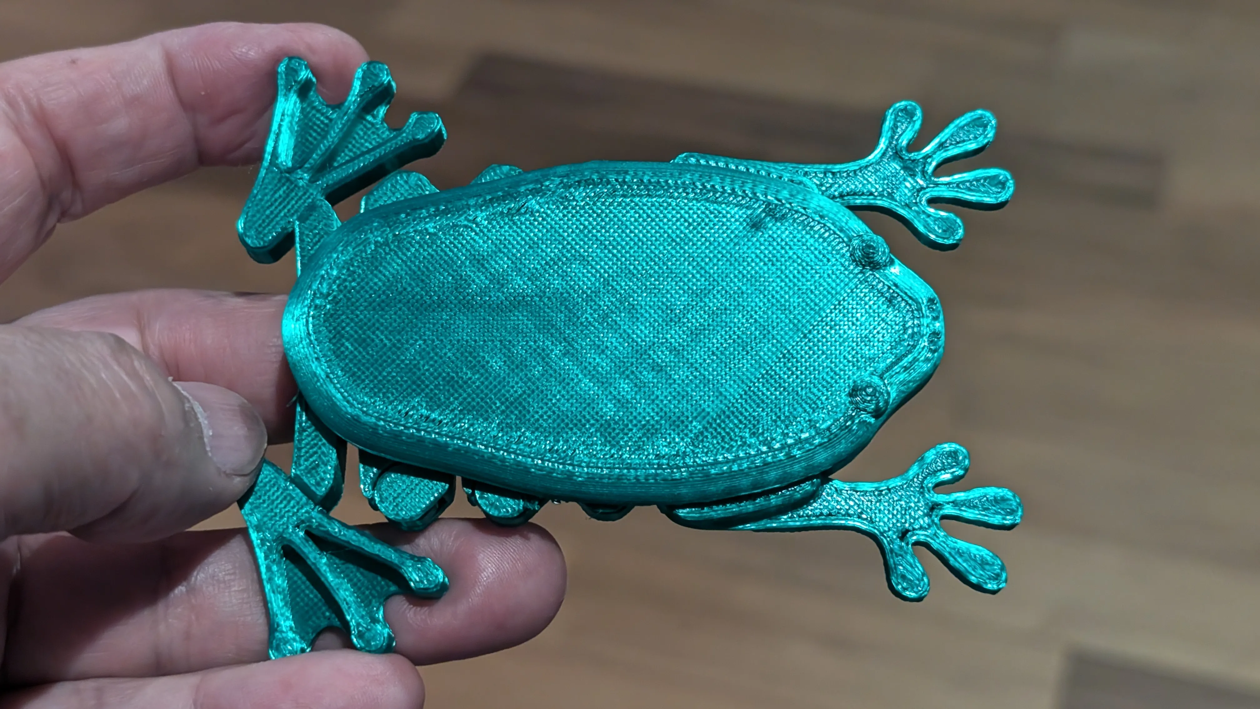 Frog with moving arms and extending legs | 3D models download ...