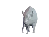 Low Poly Bison-3