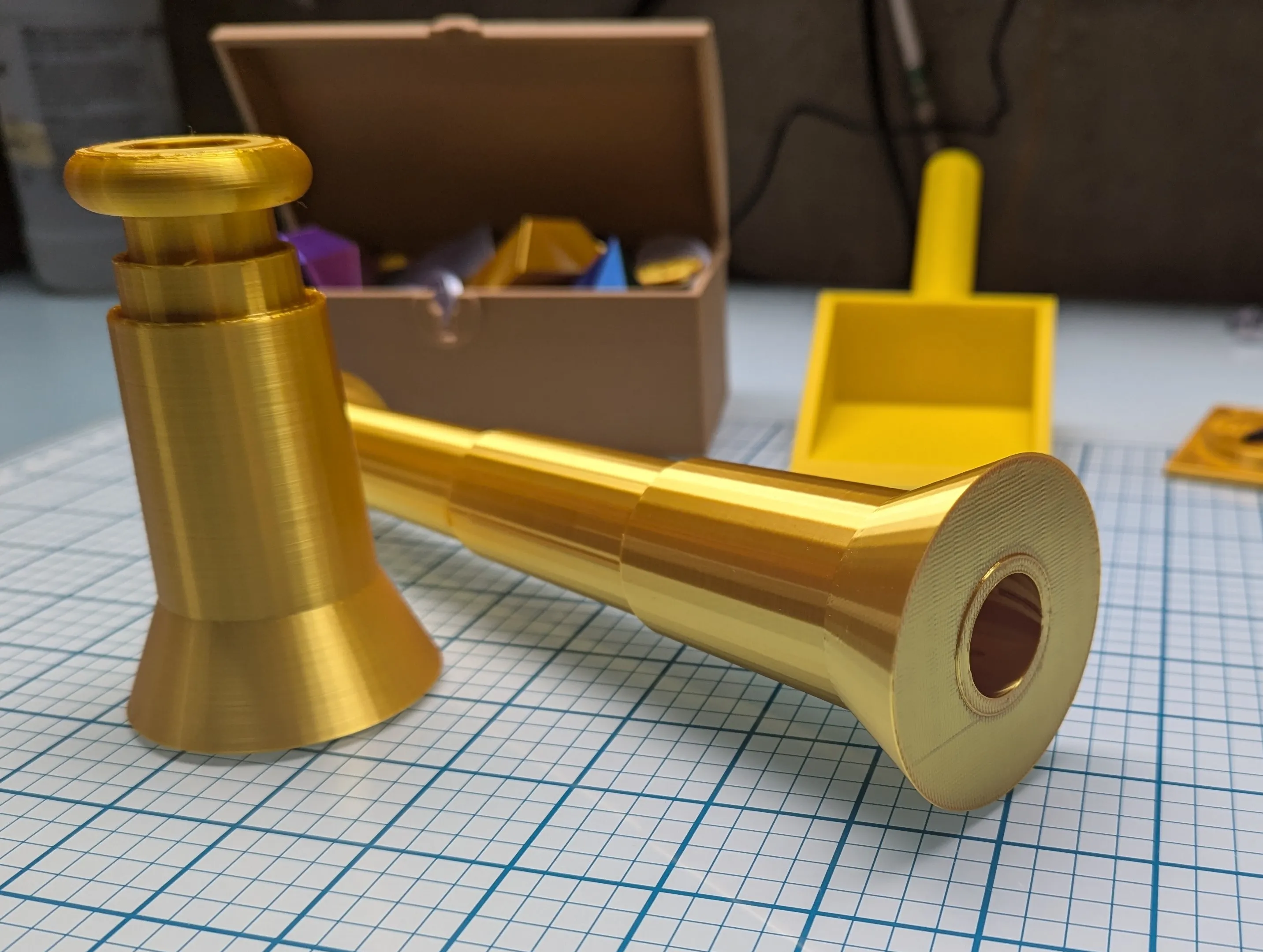 Beach Buried Treasure Chest: Gems, Shovel, Spyglass, Compass