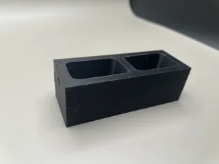 Concrete Block Keychain