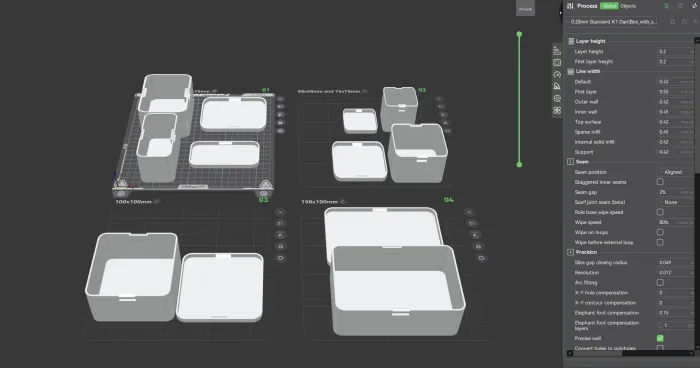 3D Printer Files | 3MF File | Box with snap on lid | Creality Cloud