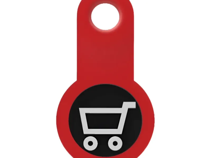 Shopping Cart Token STL File | US Quarter Size