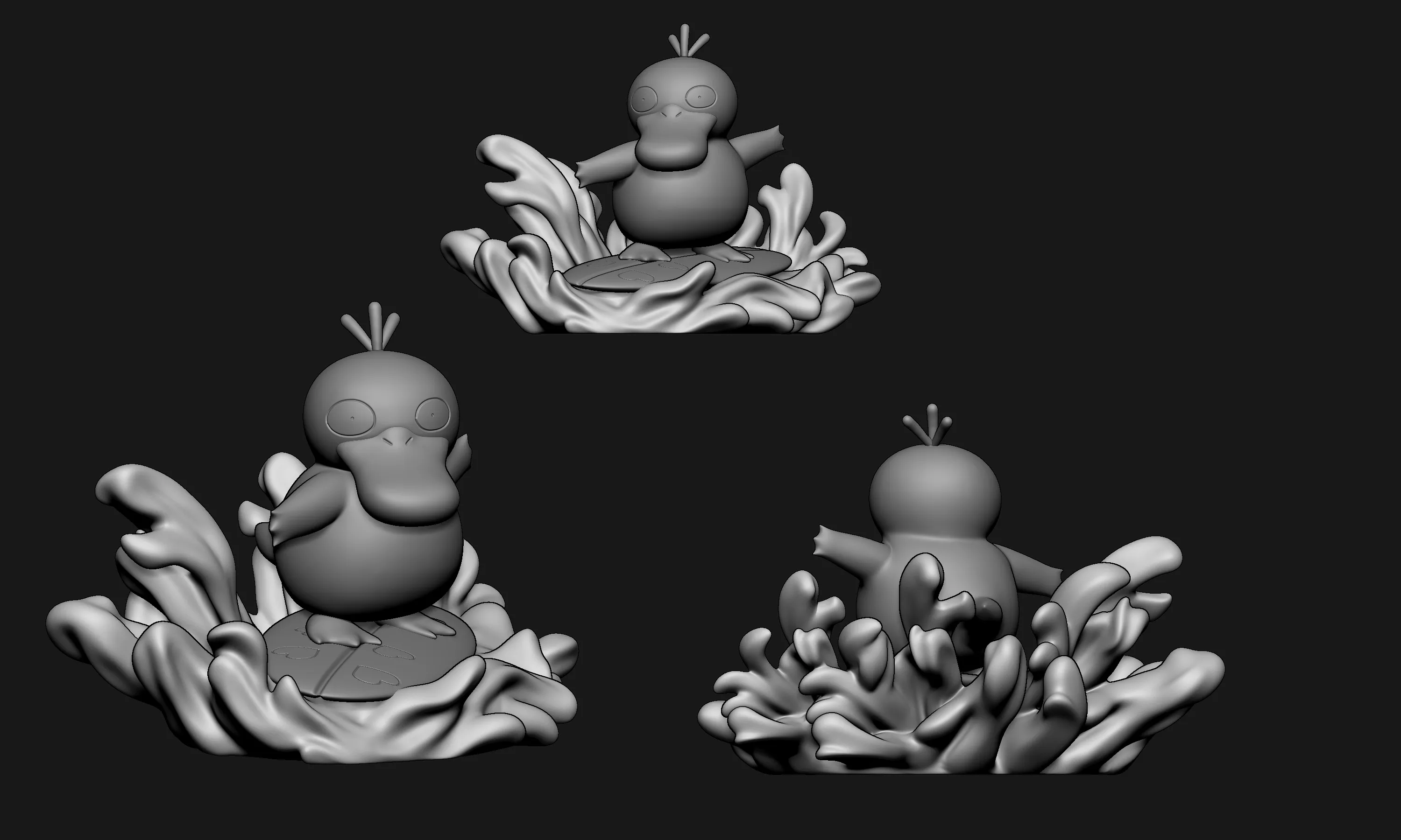 Pokemon - Surfing Psyduck