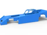 Shell of Small Block Supermodified race car Scale 1:25-0
