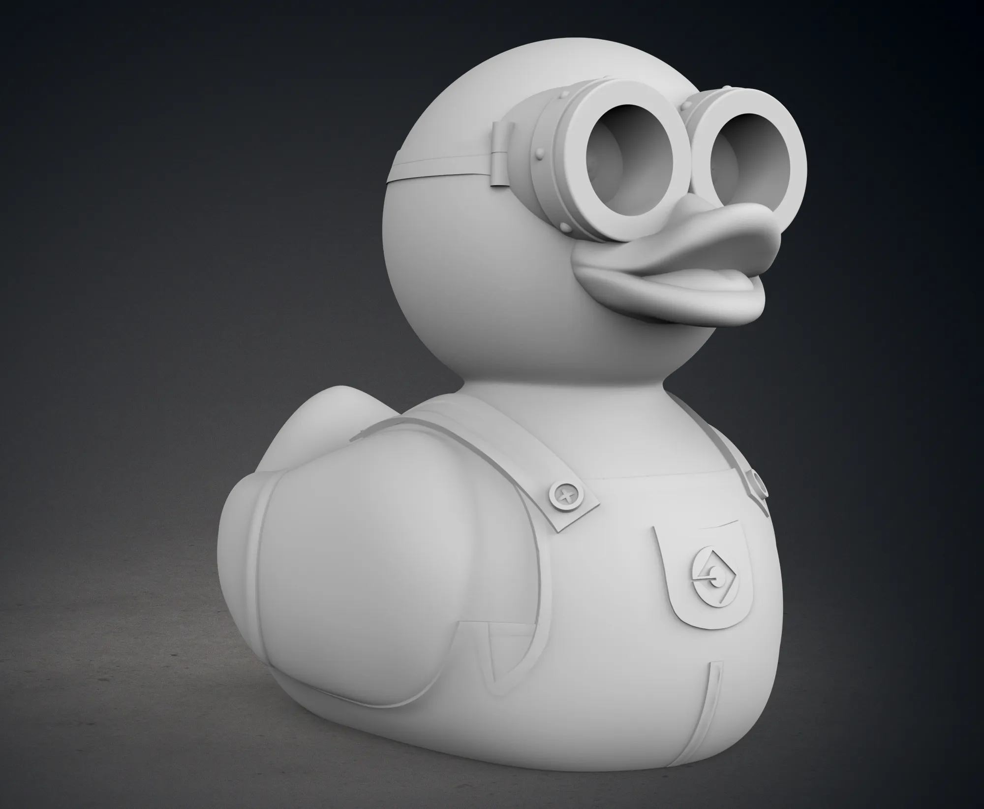 Cute Minion Rubber Duck