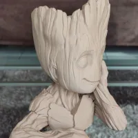 baby groot vase-2