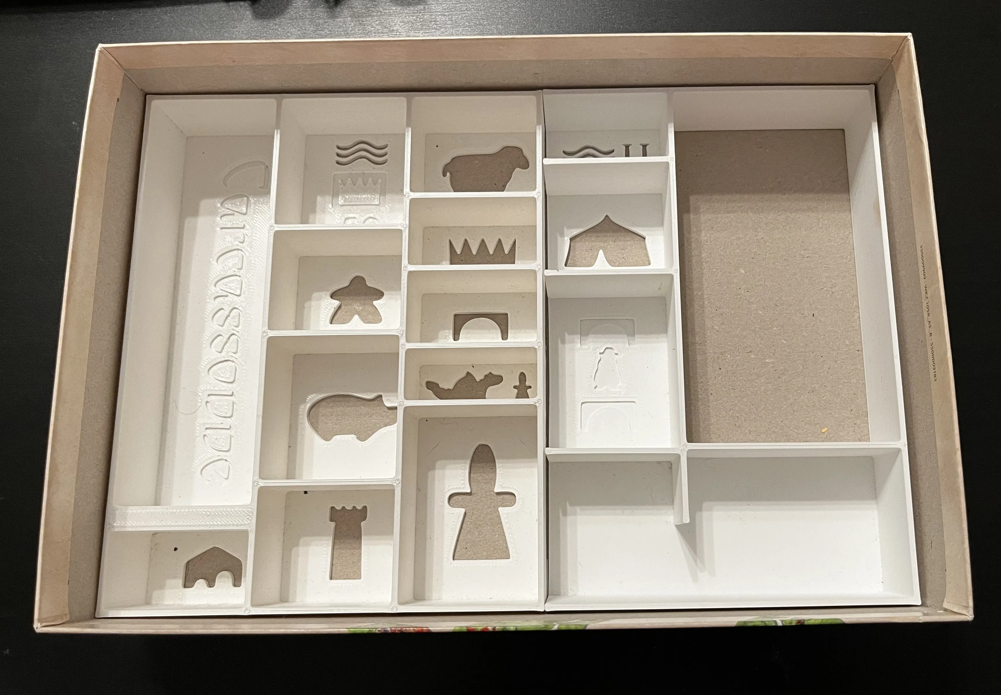 Insert Per Carcassonne – Accessorio Organizer Per Riporre E Conservare Il Gioco Da Tavolo