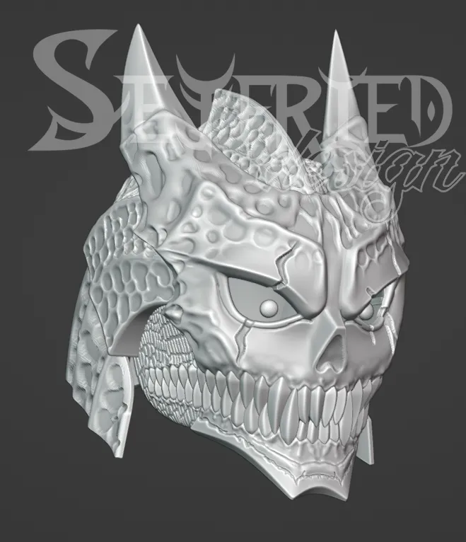 Kaiju No.8 Number 8 fully wearable cosplay helmet
