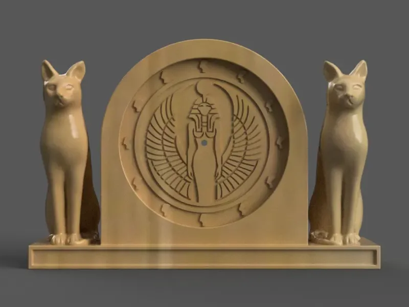 bureauclok bastet (bast) Oud-Egypte