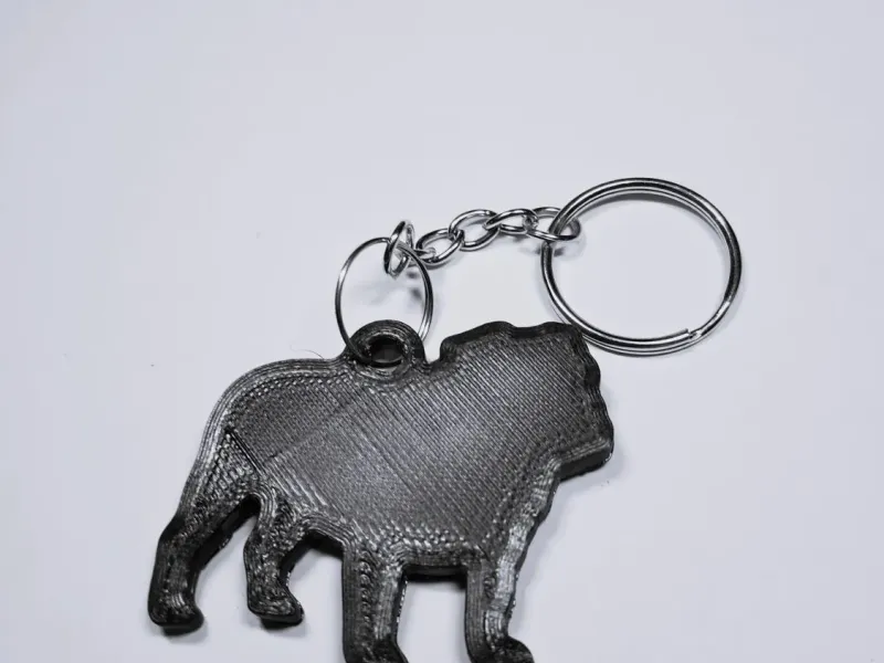 Bulldog (English) keychain