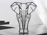 Elephant Line Art - Desktop Line Art-1