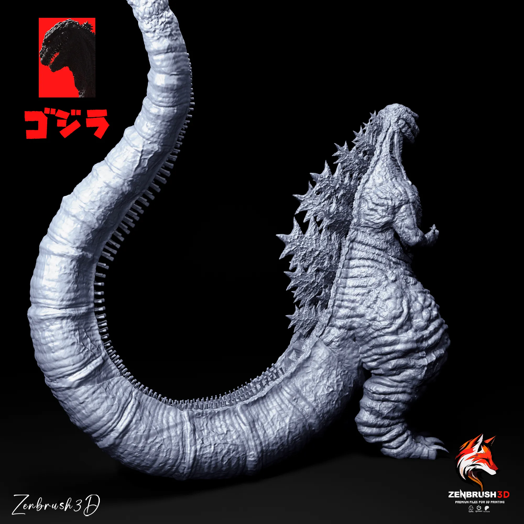 SHIN GODZILLA IMPRESIÓN 3D