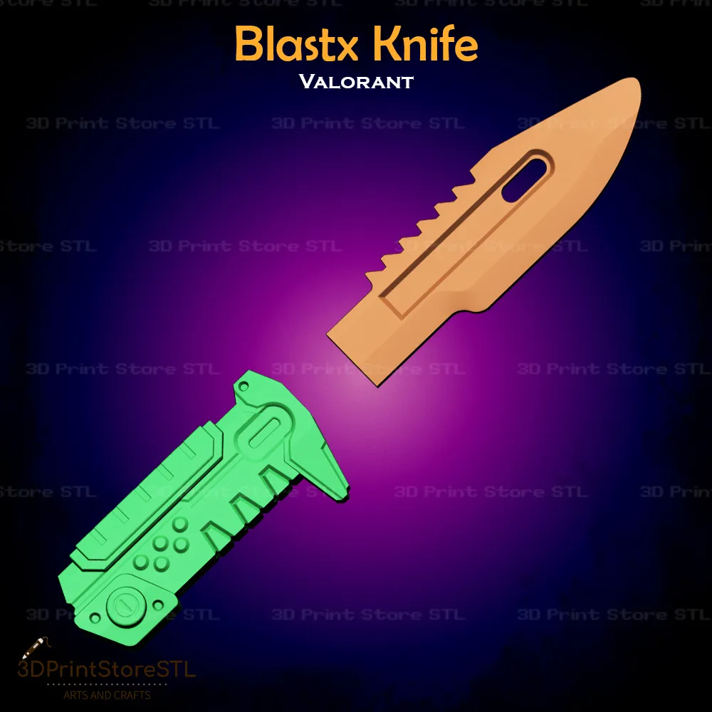 Blastx Knife Cosplay Valorant - STL File