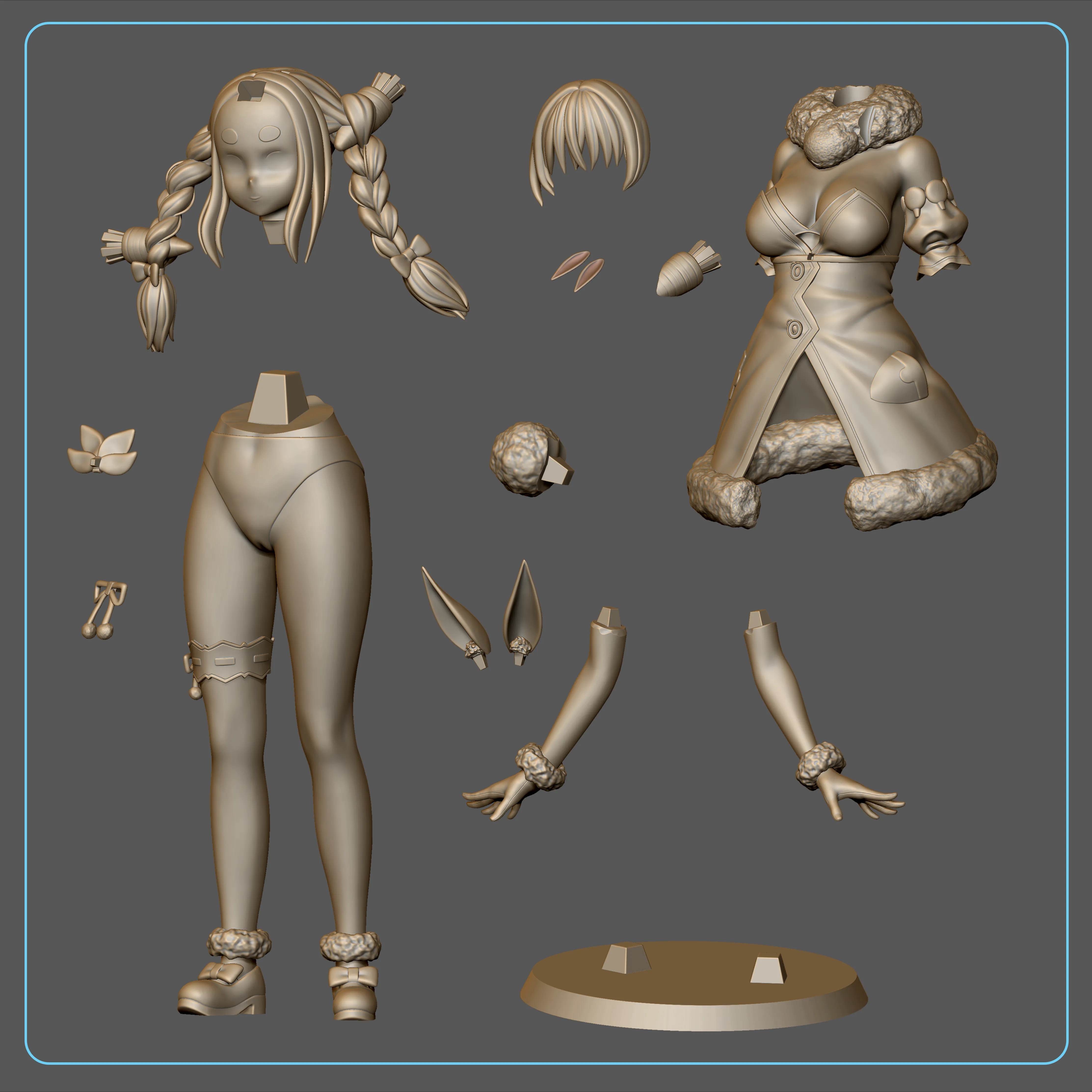 Usada Pekora - Hololive Vtuber Figure for 3D printing