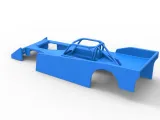 Shell of Small Block Supermodified race car Scale 1:25-6