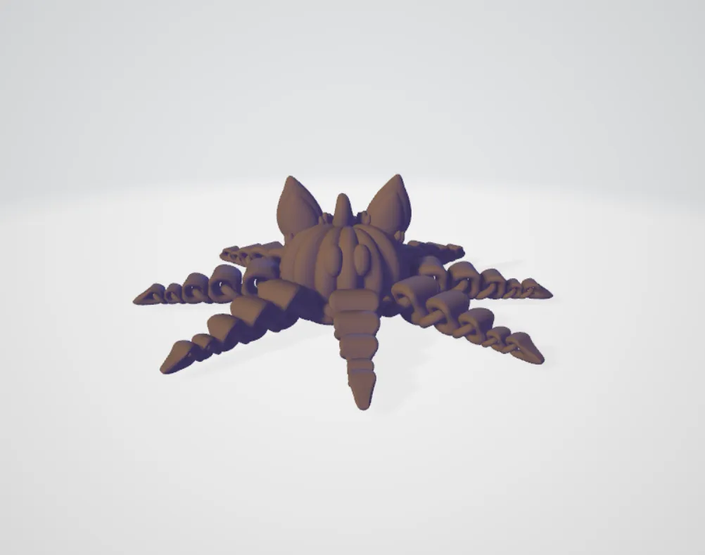 Tiny Octopus Pumpkin Bat No Support Easy To Print