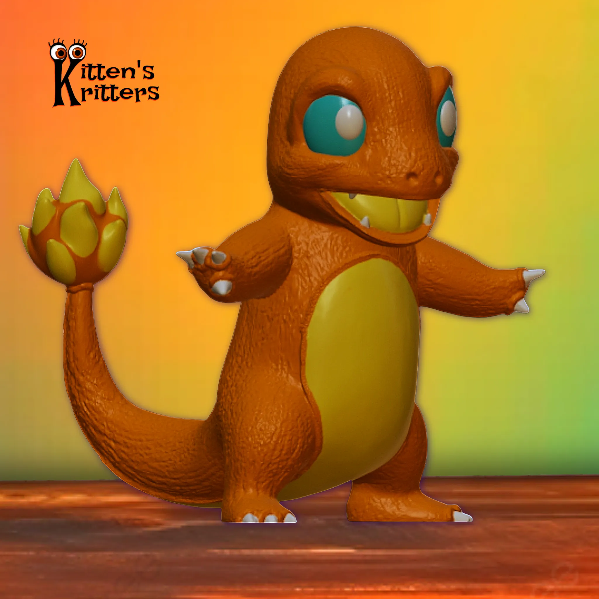 Charmander Pokemon Plushie Figurine Fanart