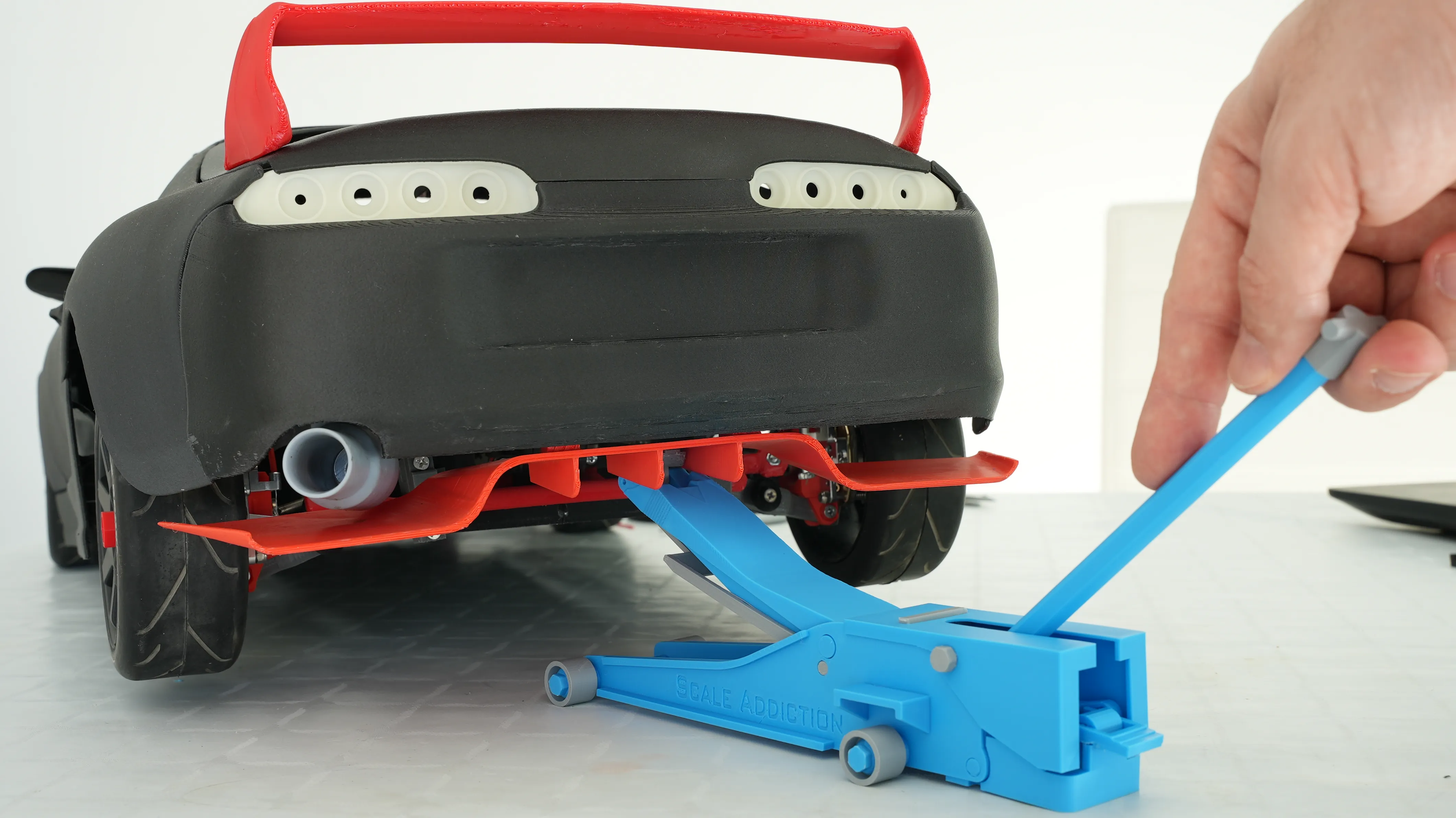 fully 3d printed Hydraulic like jack ( No hardware )
