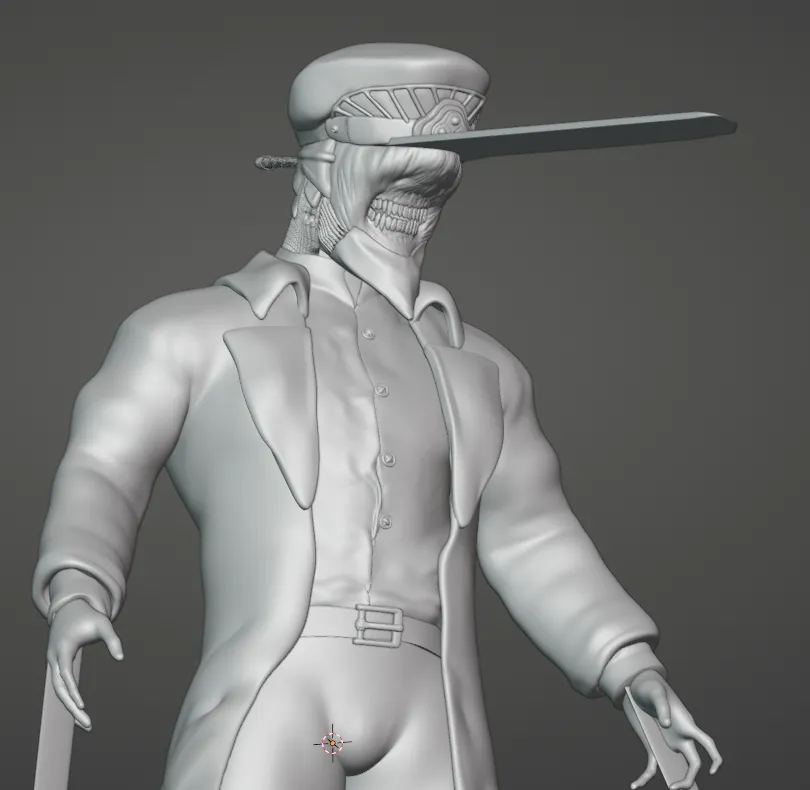 Katana Man 3D Printable Figure – Chainsaw Man STL Model