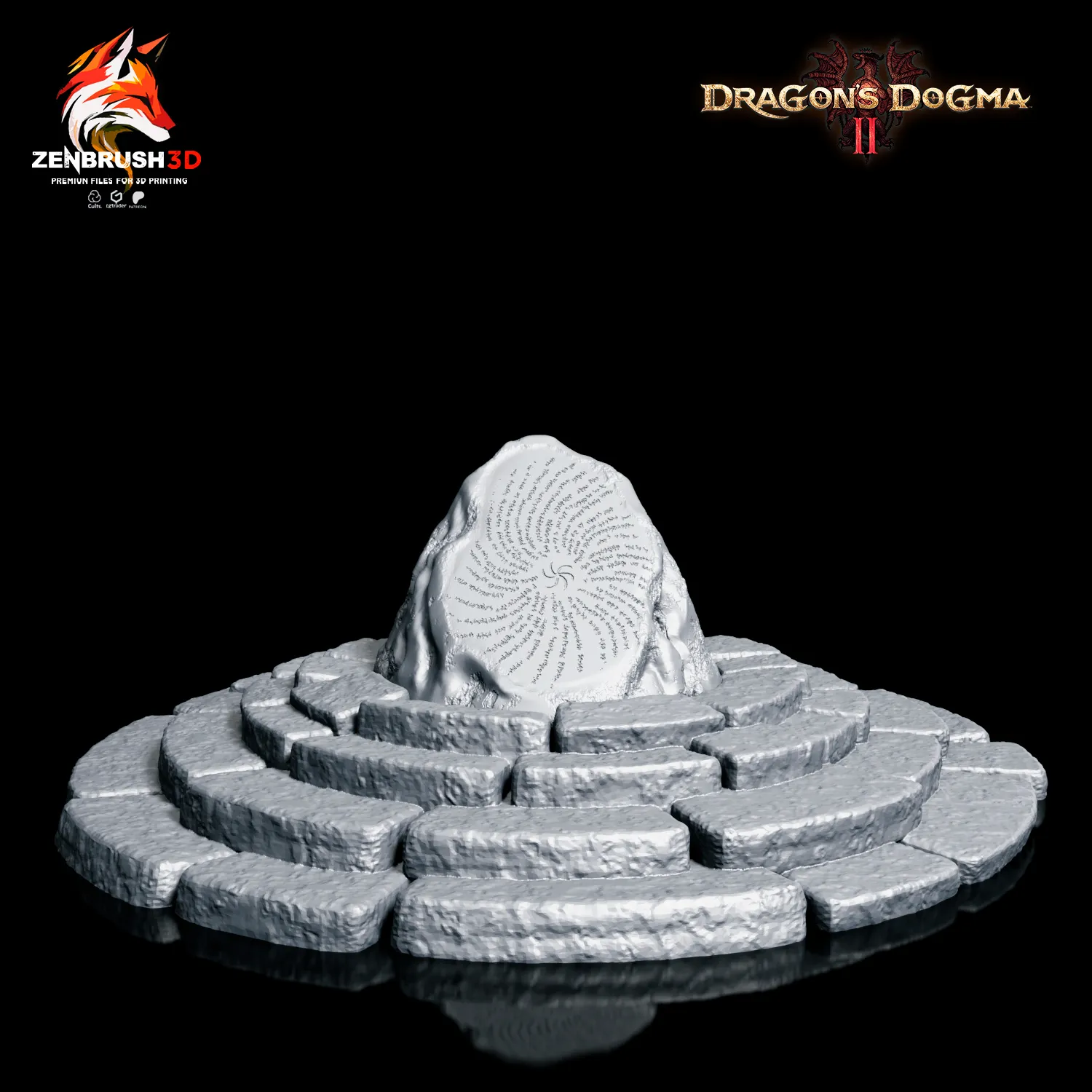 Dragon Dogma - Rift Stone STL - Printing 3D