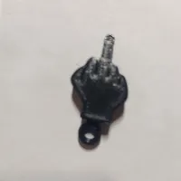 Mini Flip Middle Finger Keychain-0