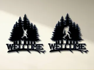Welcome to Bigfoot Country Wall-Art Signs - V3