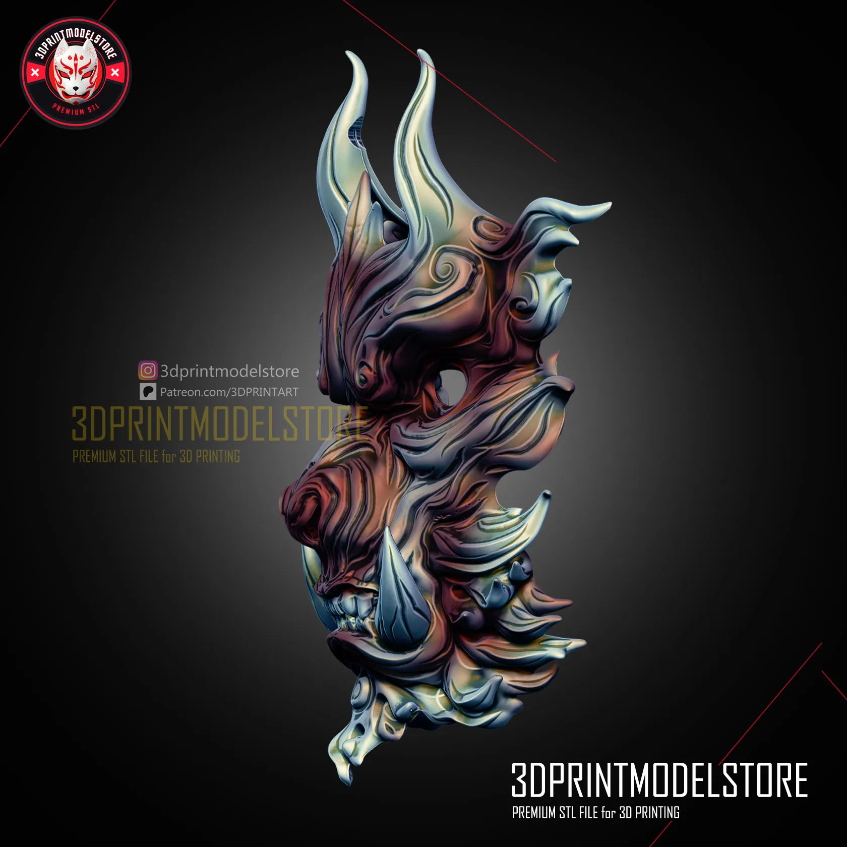 Black Myth Wukong - Bronze Monkey Mask - Premium STL