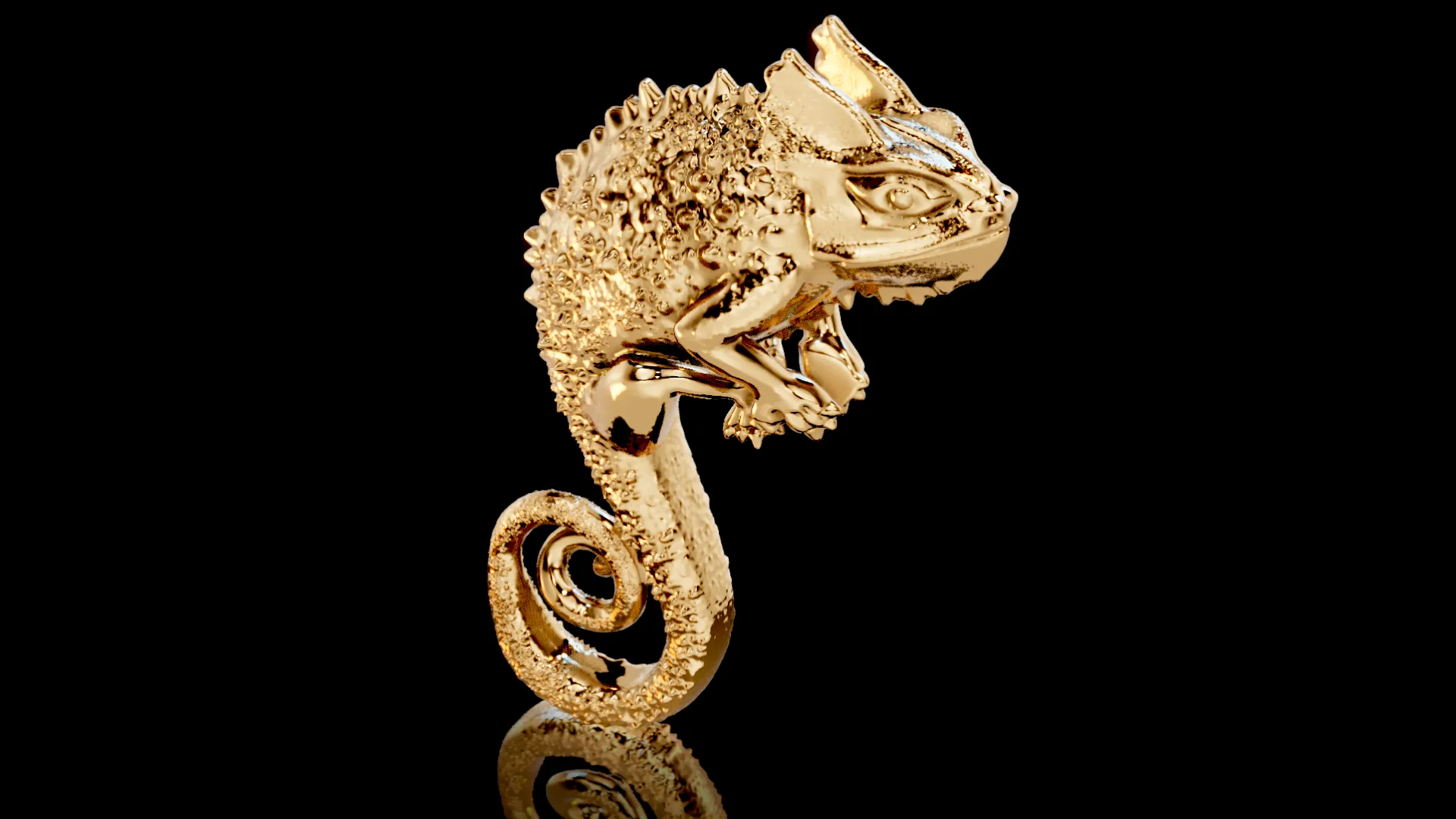 Chameleon Miniature and toy and animal