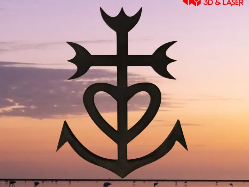 Croix de Camargue Authentique – Décoration Traditionnelle