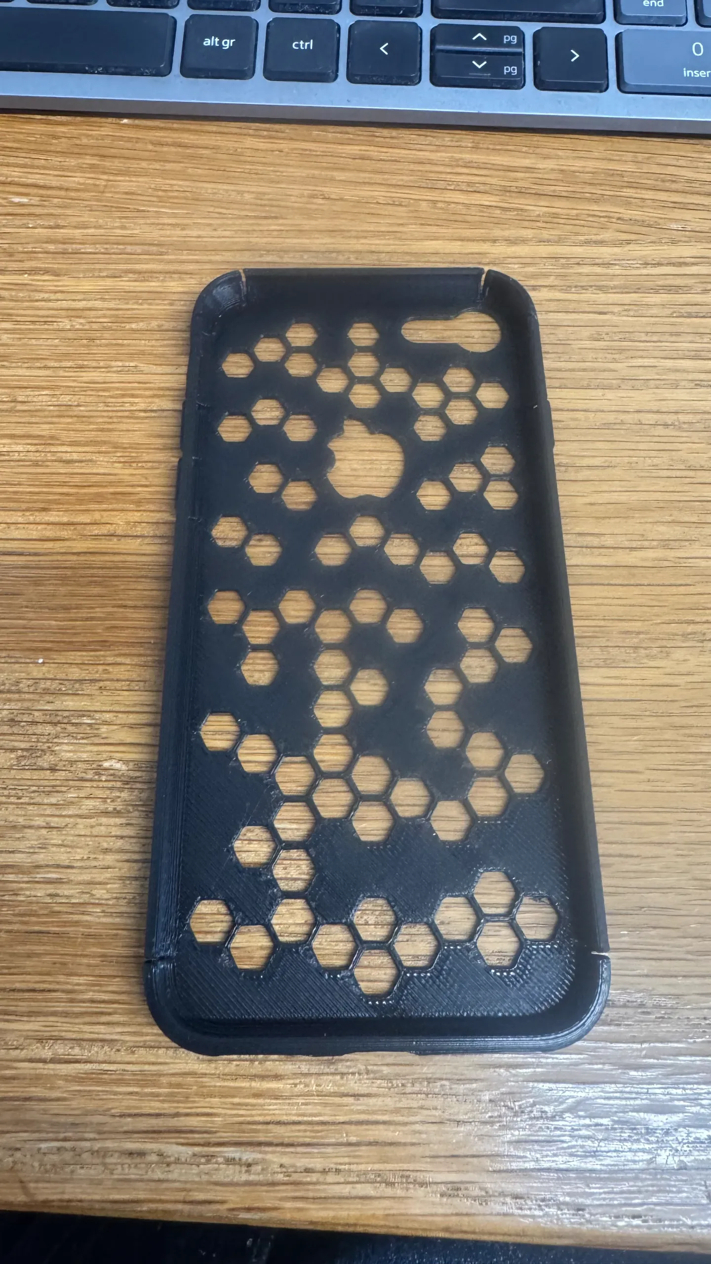 iPhone 8 case with hexagons-1