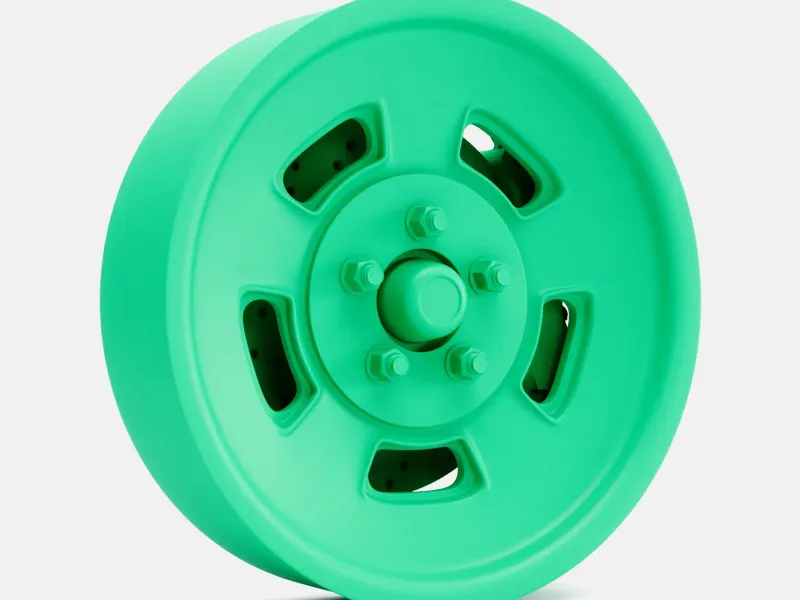 مقياس 1/24، عجلة ومكبح Halibrand Sprint 15x4.5