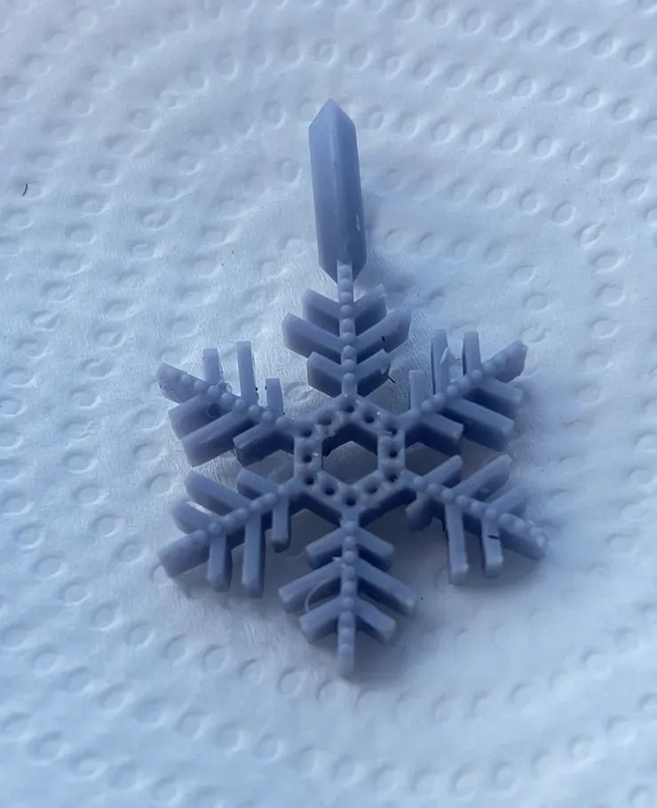 Kerst sneeuwvlok hanger